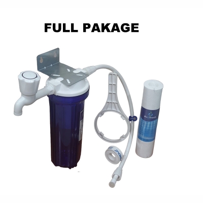 Picture of 10 Inch Water Filter Purifier with all Accessories for Household Iron Removal Water Cartridge Filter (FULL PAKAGE)