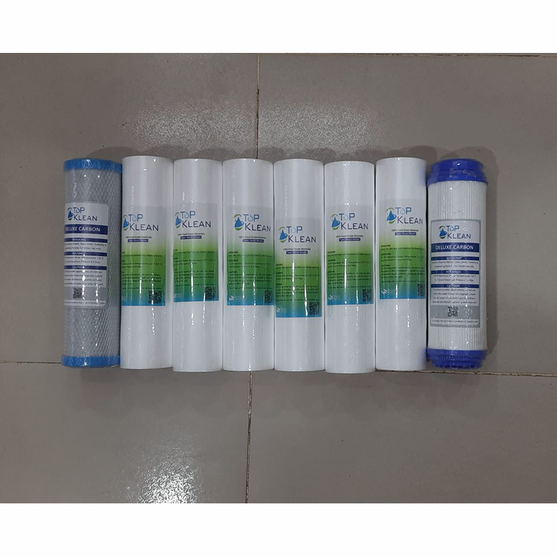 Picture of Sediment Filter PP -6 Pcs, CTO Net Carbon-1 Pcs, UDF Box Carbox-1 Pcs ( Pcs Package) TOP KLEAN