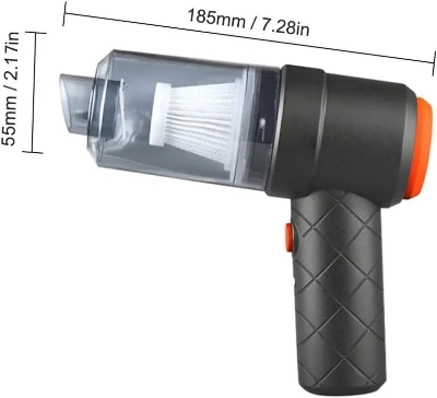Picture of Vacuum & Blower Combo – Rechargeable Mini | MNK SHOP (Black)