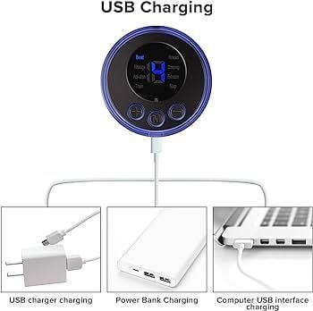 Picture of 8-Mode Neck Massager with USB Charging | MNK SHOP (Black)