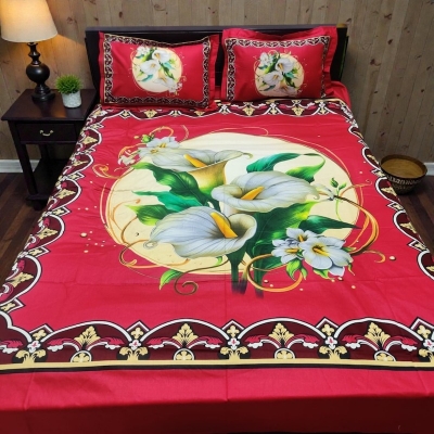 Picture of Premium Cotton Printed Bedsheet King Size Soft Comfortable Bedroom Use - 1769065911_L_11