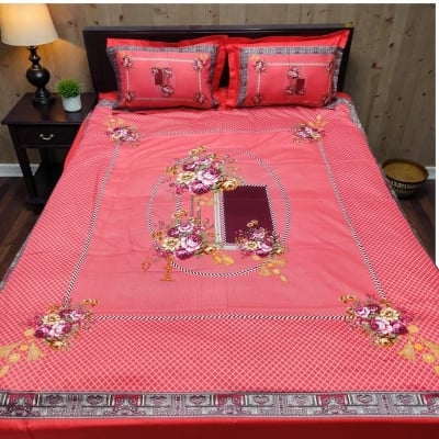 Picture of Premium Cotton Printed Bedsheet King Size Soft Comfortable Bedroom Use - 1769065911_L_10