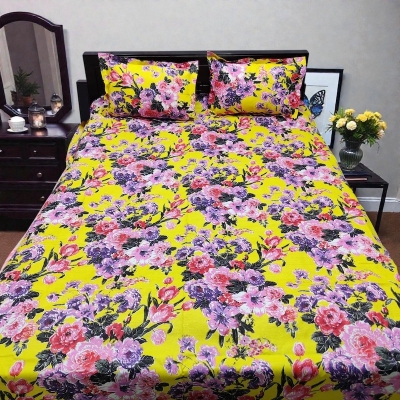 Picture of Premium Cotton Printed Bedsheet King Size Soft Comfortable Bedroom Use - 1769065994_L_2