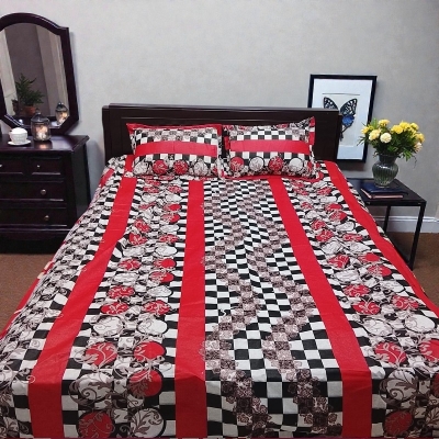 Picture of Premium Cotton Printed Bedsheet King Size Soft Comfortable Bedroom Use - 1767519194_L_10
