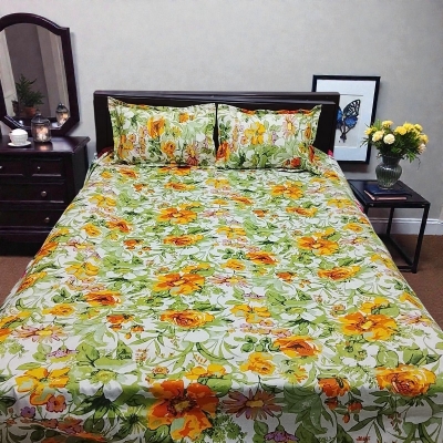 Picture of Premium Cotton Printed Bedsheet King Size Soft Comfortable Bedroom Use - 1767518996_L_7 (1)