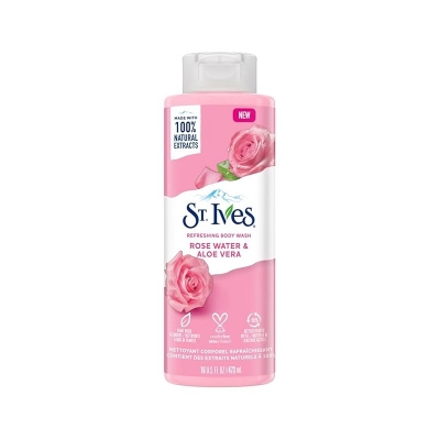 Picture of ST.IVES  SHOWER GEL 450ML ROSE WATER & ALOE VERA
