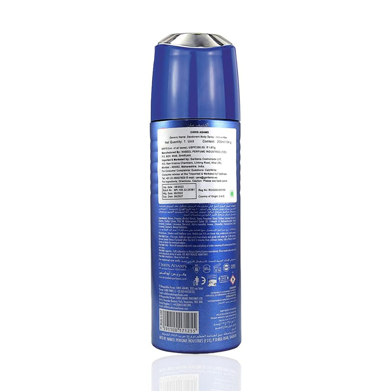 Picture of ACTIVE MEN BODY SPRAY 200ML