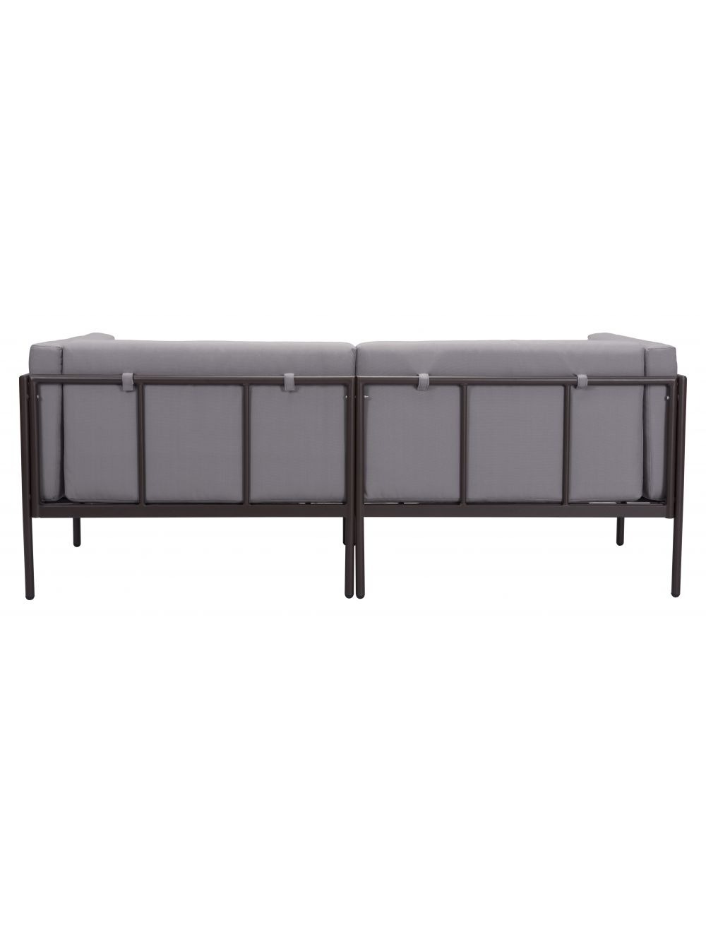Picture of Minimax Sofa Brown 72.8 W x 30.7 D x 27.6 H (in) Grey