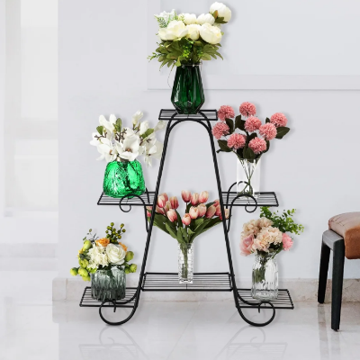 Picture of Wall Flower Vase With hanger, Wall Mounted Showpiece Holder, Wall Rack Craft Item Making Alternative Wooden Black
