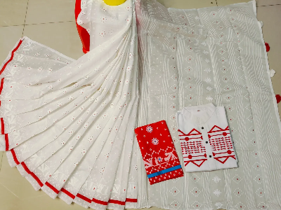 Picture of Resmi Silk skin print Saree for women