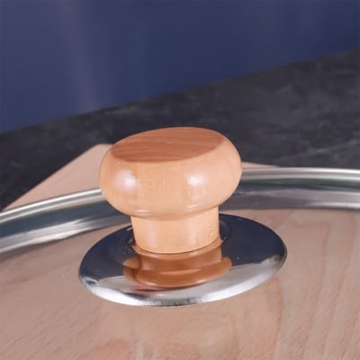 Picture of 1 Piece Lid Handle Reusable Wear-resistant Pot Cover Handle with Screws (Gold)