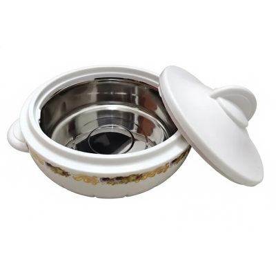 Picture of KIAM Galaxy Stainless Steel Food Hot pot - 900 ML (White)