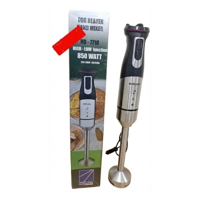 Picture of Miyako Electric Hand Blender/ Hand Mixer/ Egg Beater 850 watt HB-7710 High & Low Function (Silver)