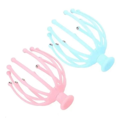 Picture of Octopus Head Massager /Octopus Scalp Stress Relax Care Head Massage,Tool For Man & Woman (Multicolor,Body)