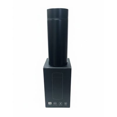 Picture of 500ml Temperature Display Vacuum Insulated Water Bottle (Black)