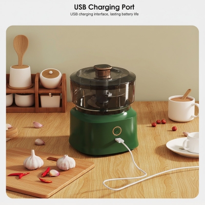 Picture of Baby Food Processor Electric Garlic Chopper Meat Chopper Portable Blender Meat Grinder
