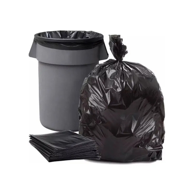Picture of Black (30" X20") 20PCS Trash Bag / Poly Bag / Garbage Bag / Moyla Felar Bag / Polibag (Black)