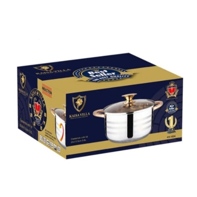 Picture of KAISA VILLA KV-1024 Kitchen Cookware Pot (Gold)