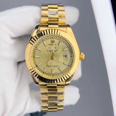 Picture of Rolex Quartz Movement Stainless Steel Analog Watch for Men