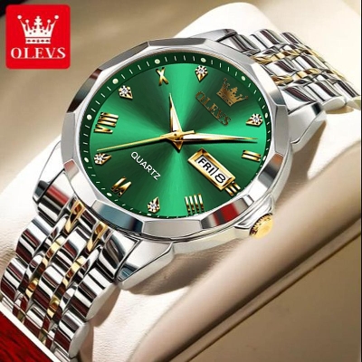 Picture of OLEVS 9931G New Exclusive Design Quartz Watch for Men Green