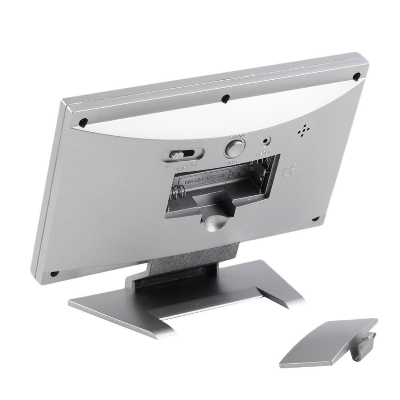 Picture of Digital LCD Clock with Calendar, Temperature Sensor, Alarm for Table and Study Desk
