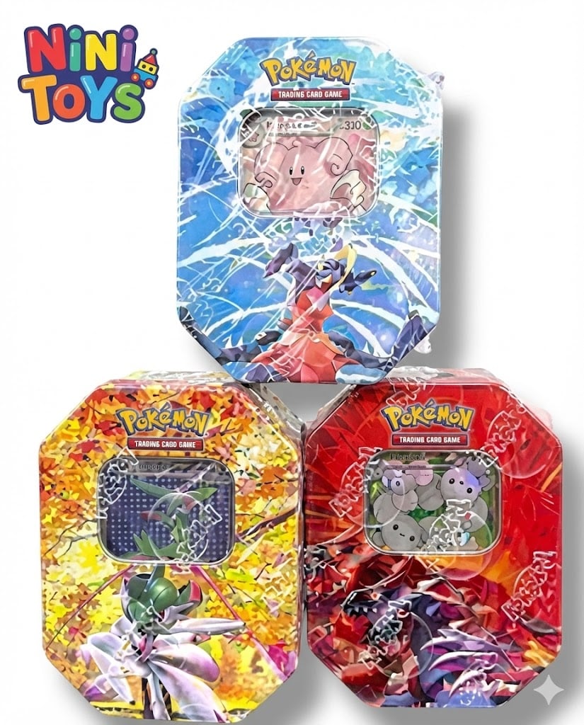 Picture of Pokemon Metal Tin Card Collection Box PK128