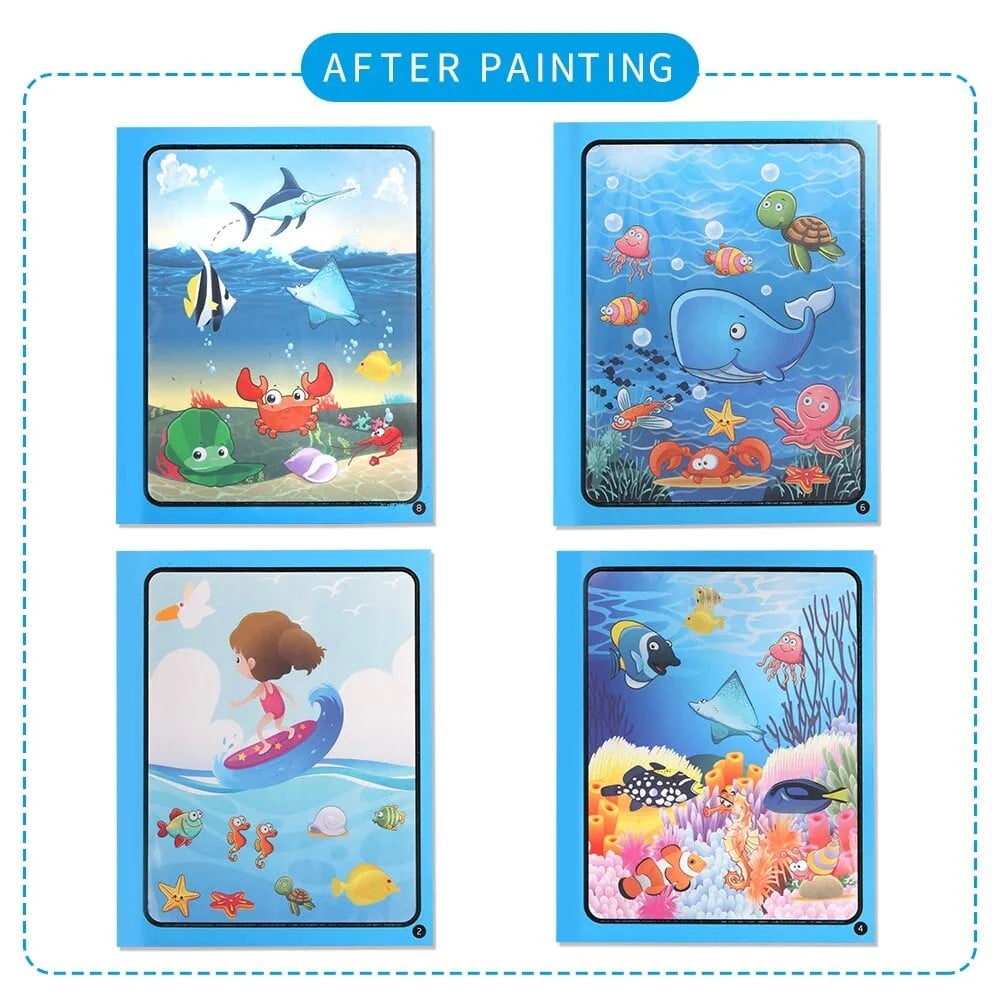 Picture of Intelligence book with Magic Water Drawing Book set (Combo)