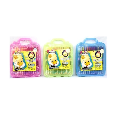 Picture of stationeries Duckey 24 Colour Oil Pastels - (Pack Of One) Multicolour