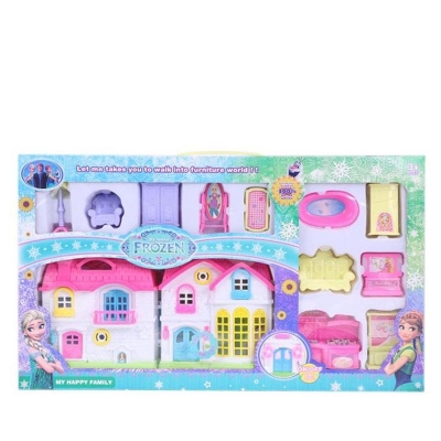 Picture of Plastic Doll House for Girls - Multi Color