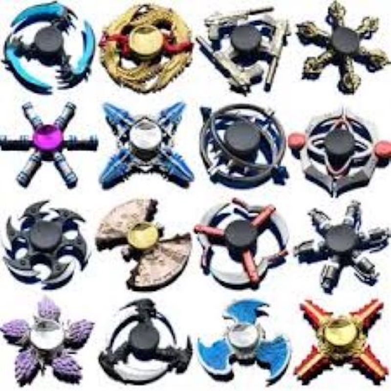 Picture of New Model fidget Spinner Buy More) Sari Moor EDC Fidget Spinner Metal Toy Rainbow Spiner R118 Hand Spinner Toys Adult Relieves Stress Children Raytheon