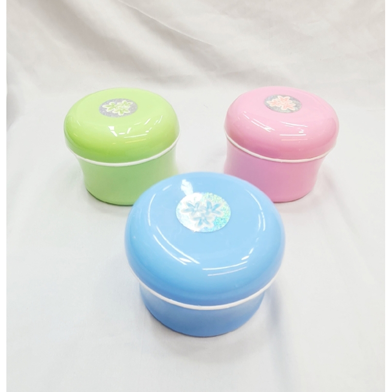 Picture of New Baby soft Face Powder Puff Sponge Box Case contained 3color