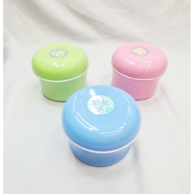 Picture of New Baby soft Face Powder Puff Sponge Box Case contained 3color