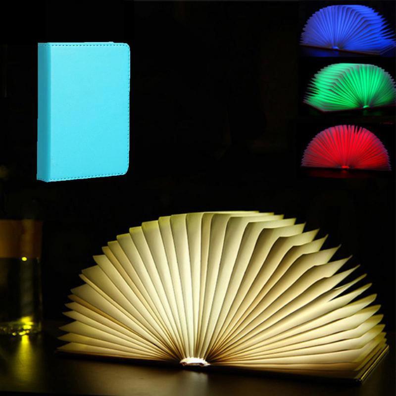 Picture of LED Book Lamp 5 colours Wooden
