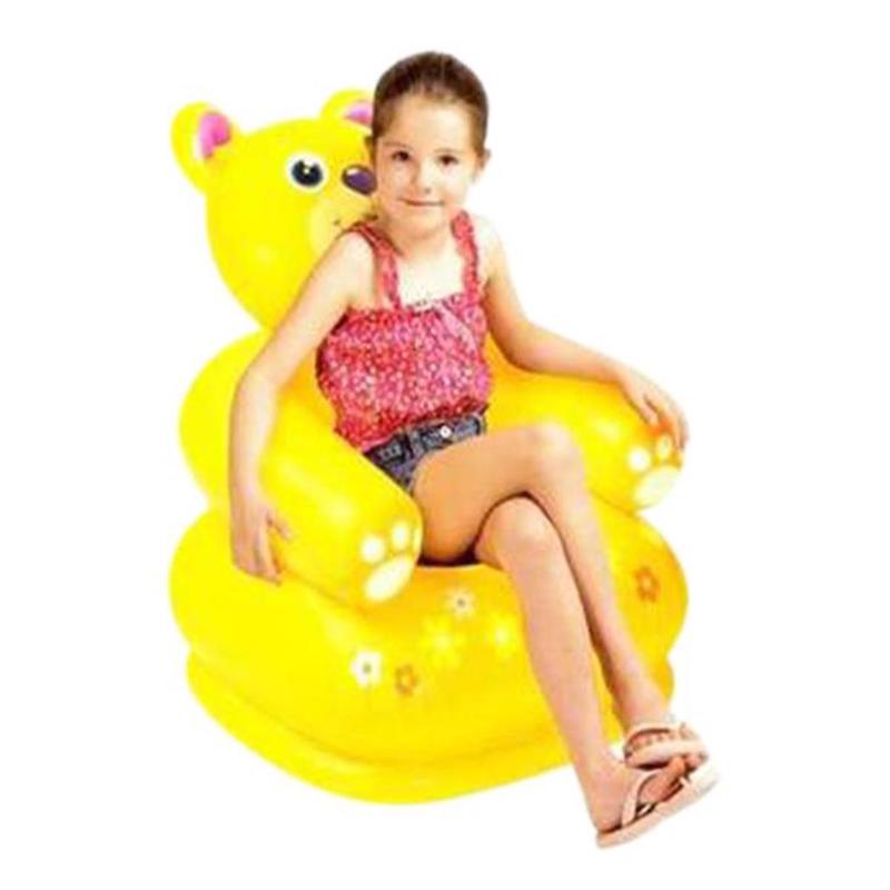 Picture of Inflatable Teddy Bear Chair - Yellow