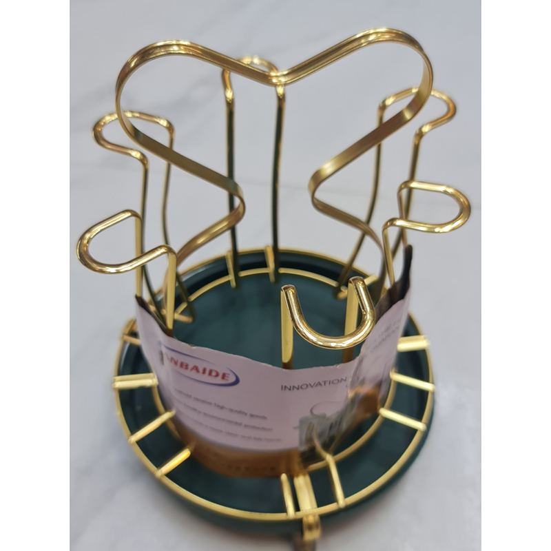 Picture of Glass Stand Excellent Quality Dining Table Glass Stand - White And Silver- Elevate Your Dining Experience With This Stylish And Functional Stand