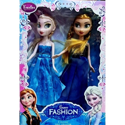 Picture of Frozen Anna & Elsa Doll Set for Girls Play & Fun