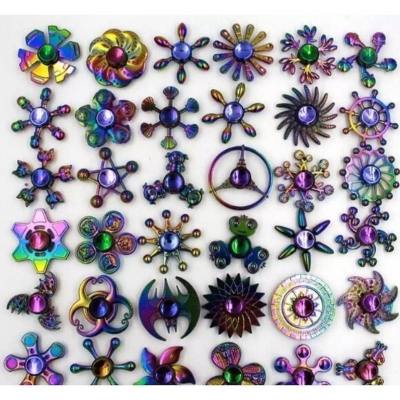 Picture of Fidget Smart Spinner 4 Blades - Blue and Purple