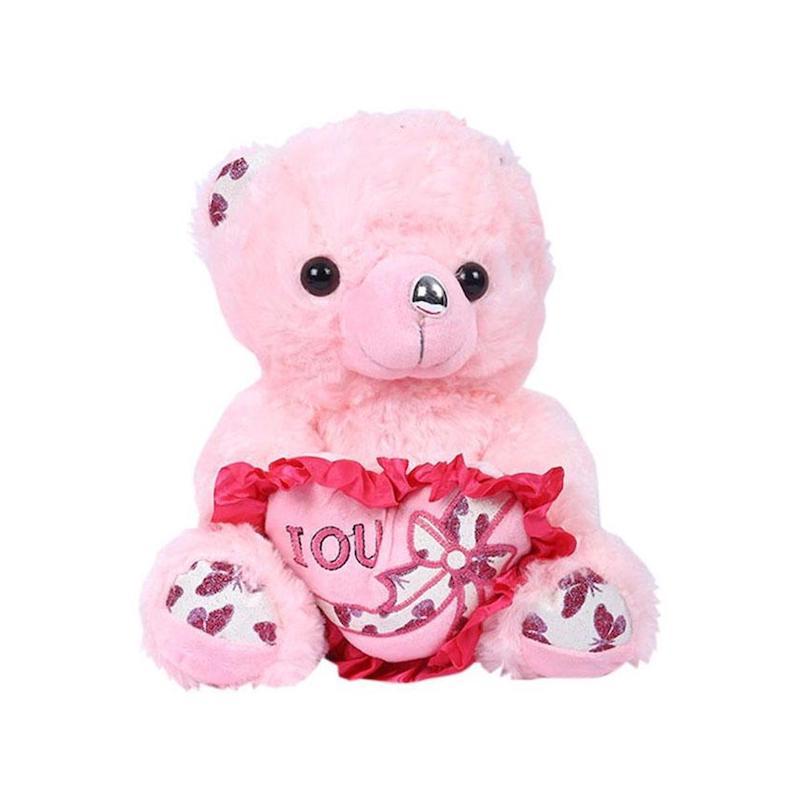 Picture of Cotton I Love You Panda Doll - Pink