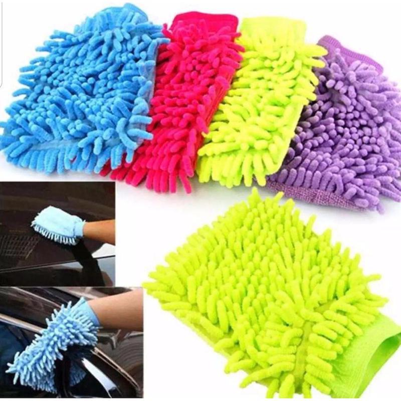 Picture of Car or Bike Wash Gloves Towel Microfiber Car or Bike Cleaning Care Detailing Tools Chenille Soft Towel For Automotives