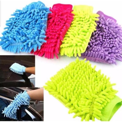 Picture of Car or Bike Wash Gloves Towel Microfiber Car or Bike Cleaning Care Detailing Tools Chenille Soft Towel For Automotives