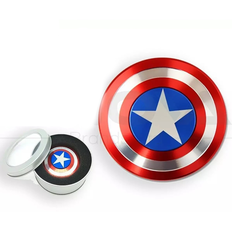 Picture of Captain America Shield MetalTri-Spinner Fidget