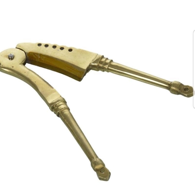 Picture of Brass Betel Nut Cutter or Sarota golden