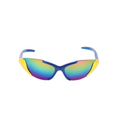 Picture of Blue and Yellow Plastic Sunglass For Boys