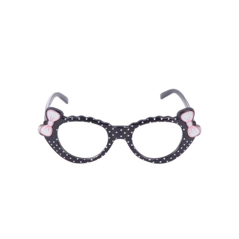 Picture of Black Plastic Eye Glass For Girls