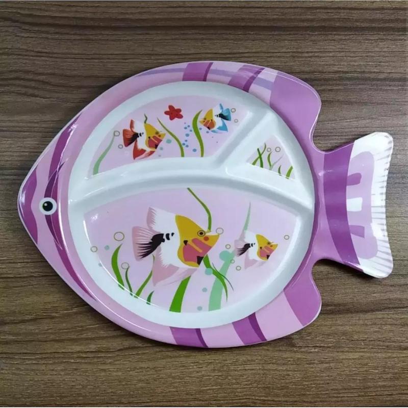 Picture of Baby Plate Fish Plate baby divided  plate