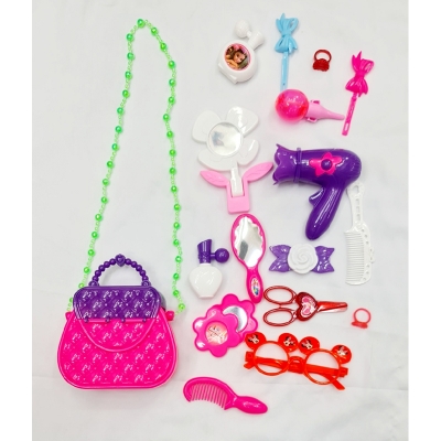 Picture of Baby Makeup Set For kids Plastic Product Ladies Makeup Pretend Role Play Beaut Set Toy For3Year+ Kids