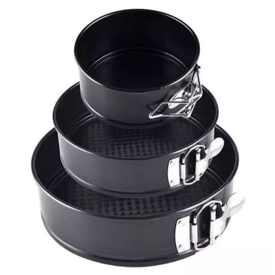 Picture of 3 Piece Multi Shape Cake Mold Set - Black