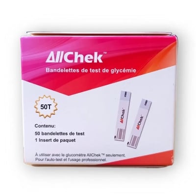 Picture of AllChek Blood Glucose Test Strips (50 Test Strips)