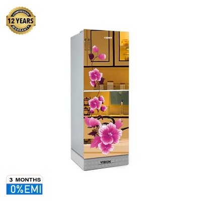 Picture of VISION Glass Door Top Mount Refrigerator RE-262 Litre Mirror Iris 