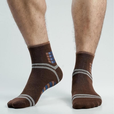 Picture of X-club Ankle Socks For Men  (Chocolate)